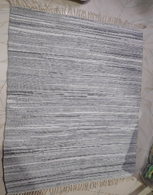 Chindi Floor Rug Gray